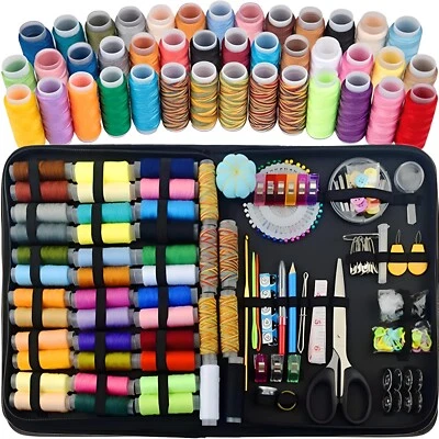 RETOO Nähset Nähkasten 226 Teile Nähgarn Nähkästchen Nähzeug Nähbox Nähen Nähetui Reto