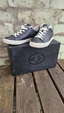 Ash NICKY BIS Trainers Black Textured Leather Sneakers Eu35 RRP £165