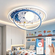LED Deckenlampe Mond Design Dimmbar Mit Fernbedienung Und APP Timer