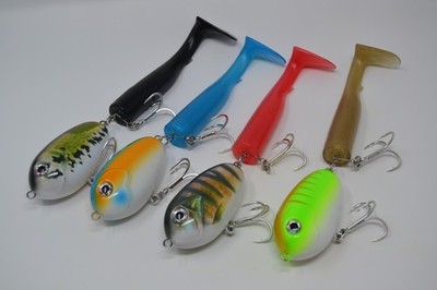 J Fishing Chunk Fishing lure -  Pike Muskie Zander Catfish Perch/ Big 25 cm 111g