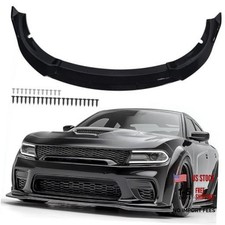 Front Bumper Lip Spoiler Splitter ForDodge Charger SRT Hellcat/RT 2015-2023