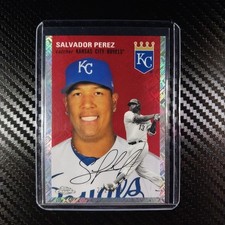 2023 Topps Chrome Platinum Anniversary Salvador Perez #233 Topps Refractor /499