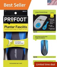 Comfortable Orthotic Insoles for Men 8-13 Gel Inserts for Heel Pain Relief