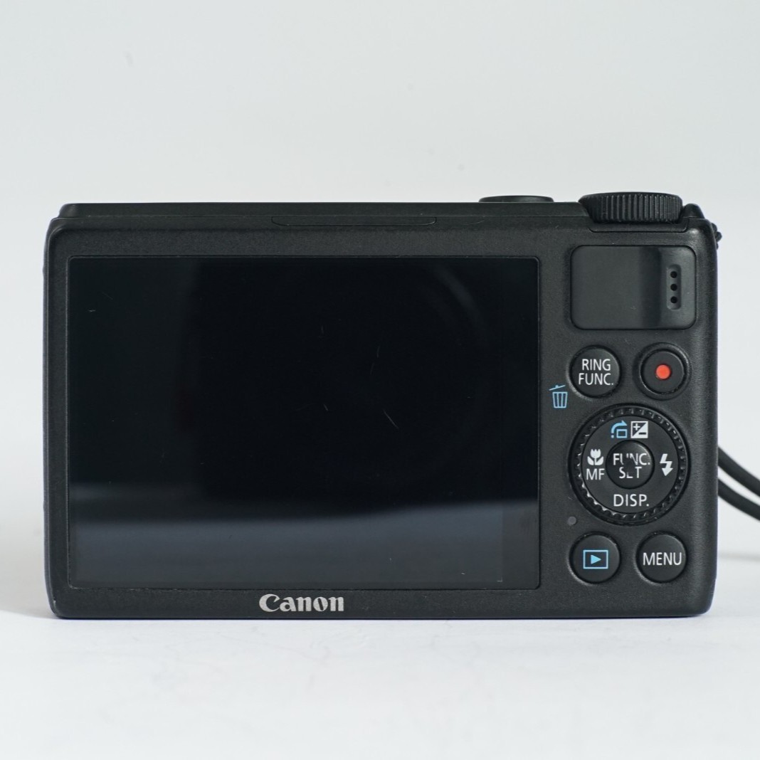 Canon PowerShot S100 Digital Camera Black 12.1 Megapixels 5x