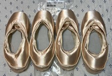 Bloch Heritage S0180L HERITAGE Pink Ballet Pointe Shoes Size 4X 3.5 4 pairs