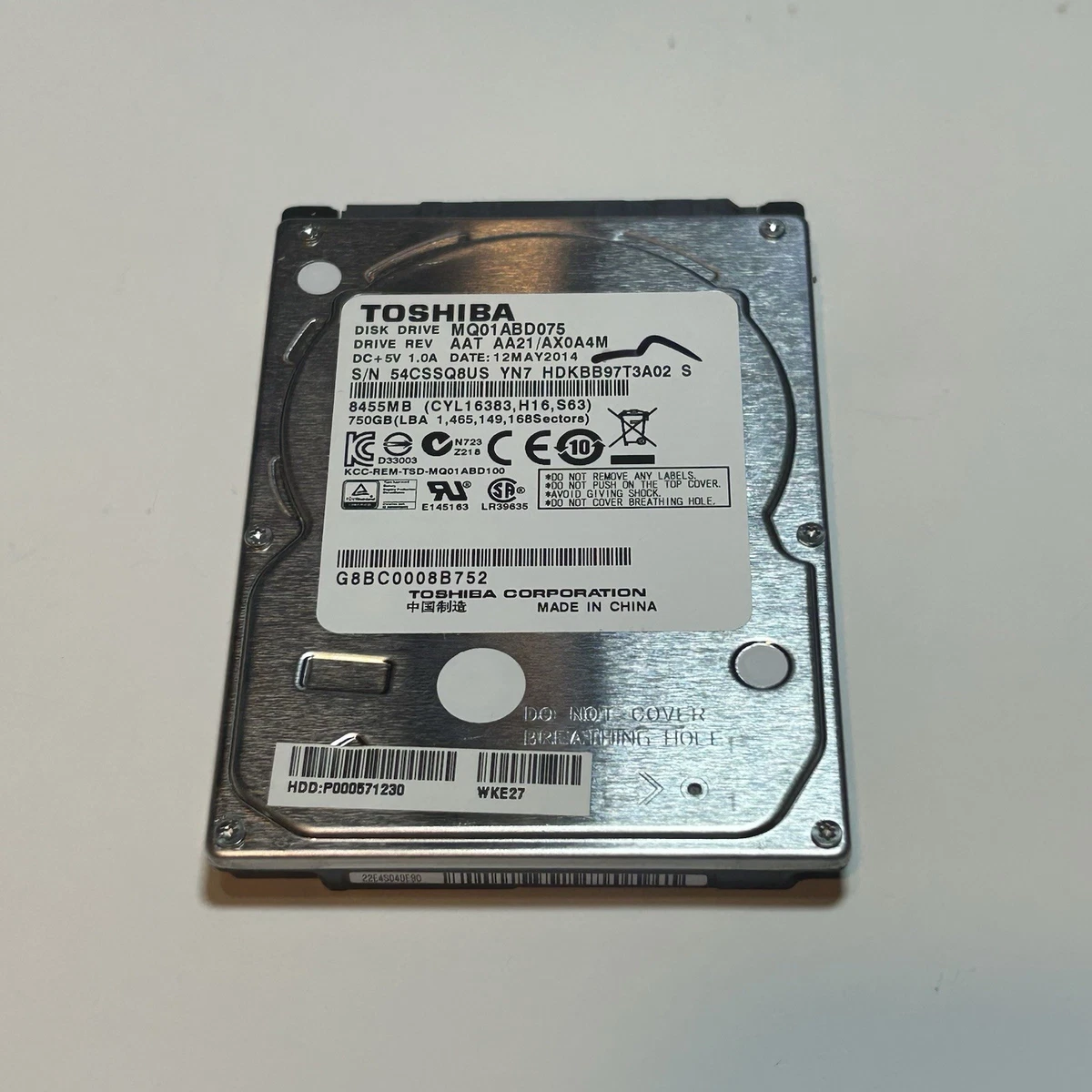 Prix Disque dur 2.5 portable 750 Go (à partir de 48.99