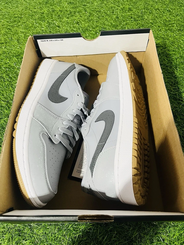 Nike Air Jordan 1 Retro Low Wolf Gris Zapatos de Golf para Hombres Tallas nby DD9315-006 Foto 4 de 4