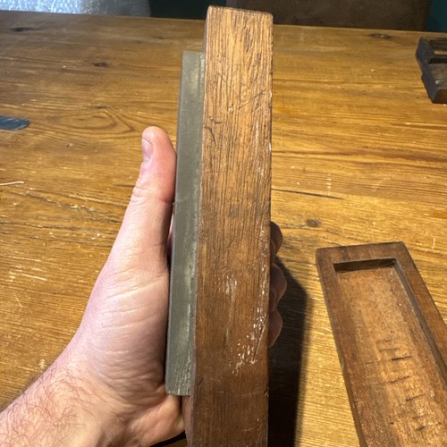 Vintage Dalmore Blue Sharpening Stone / Oilstone - Bild 2 von 9