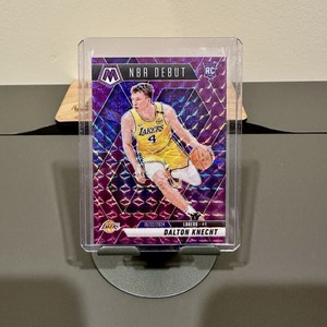 2024-25 Mosaic Dalton Knecht RC Rookie NBA Debut Purple Prizm /99 SP Color Match