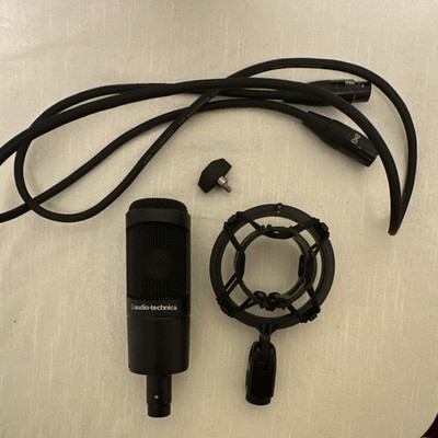 Audio-Technica AT2035 Cardioid Large Diaphragm Studio Condenser Mic w/ XLR Cable