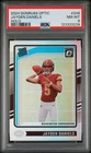 2024 PANINI DONRUSS OPTIC HOLO #248 JAYDEN DANIELS ROOKIE RC PSA 8