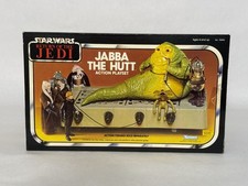 1983 Vintage Kenner Star Wars Jabba the Hutt Action Playset w  Box Good Cond