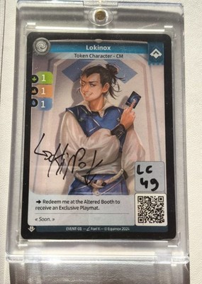 Altered Tcg PROMO - LOKINOX Nr. 49 Lucca Comics 2024 - signiert