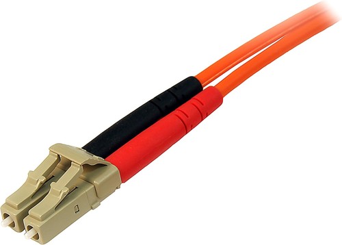 Startech 15m Multimode 50/125 LC-LC Duplex Fiber Patch Cable Orange / Multimode - Afbeelding 2 van 3