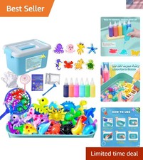 DIY Aqua Fairy Kit - Magical Water Gel Craft for Kids Ages 3 - 6 Gels 8 Molds