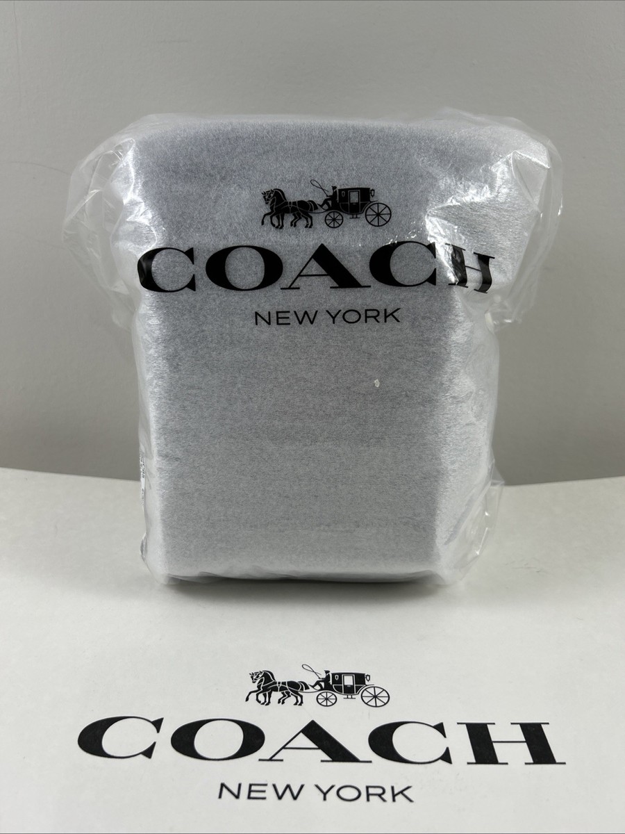 NEW COACH Crossbody RACER Sling Pack 100% Leather Blue Varsity