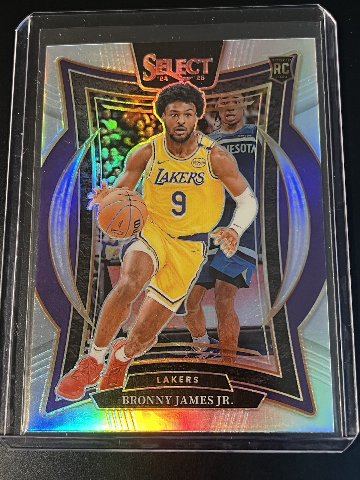 BRONNY JAMES JR 2024-25 SELECT CONCOURSE ROOKIE SILVER PRIZM LAKERS RC