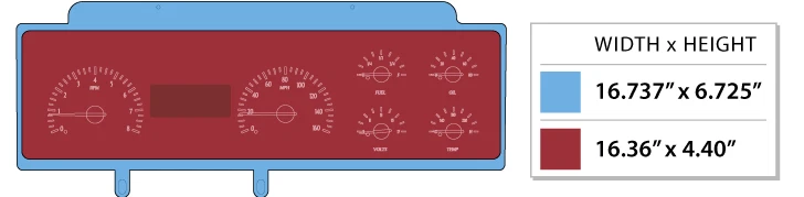 Dakota Digital 1970- 72 Chevy Malibu/ non SS Chevelle/ El Camino VHX Instruments - Image 4 of 4