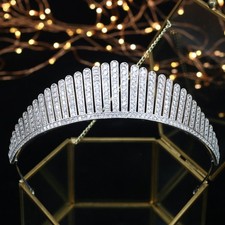 Royal Tiaras for Brides Hair Jewelry Shiny Zircon Bridal Crowns Wedding Tiaras