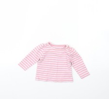 Girls UK Size 3-6 Months lulipu Purple Basic T-Shirt