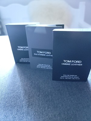 Parfumproben für Herren Tom Ford Ombre Leather, 3× 1.5 ml, EDP + EDT