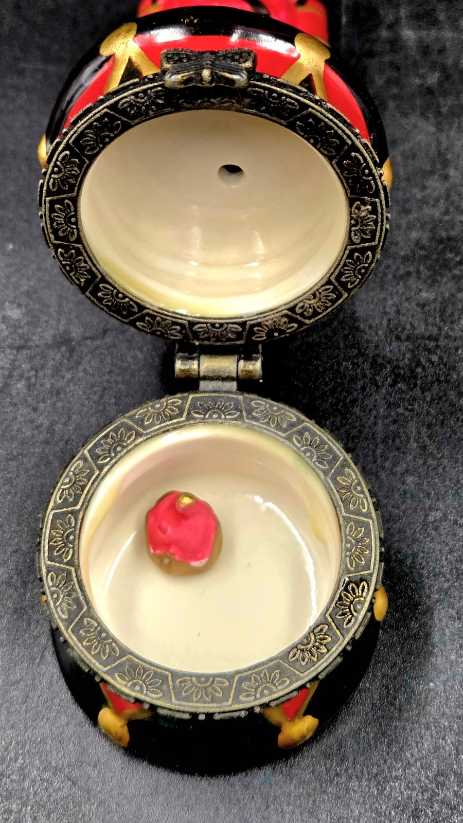 Nutcracker Trinket Box 2001 Collectable 4" Christmas 