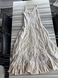 Vintage, Martin Mccrea Wedding Dress Gown Boho Western Size Medium With Shall