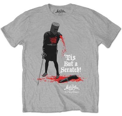 Monty Python 'Tis But A Scratch' (Grau) T-Shirt