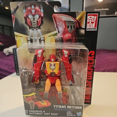 Deluxe Hot Rod with Firedrive | Transformers Generations Titans Return Hasbro