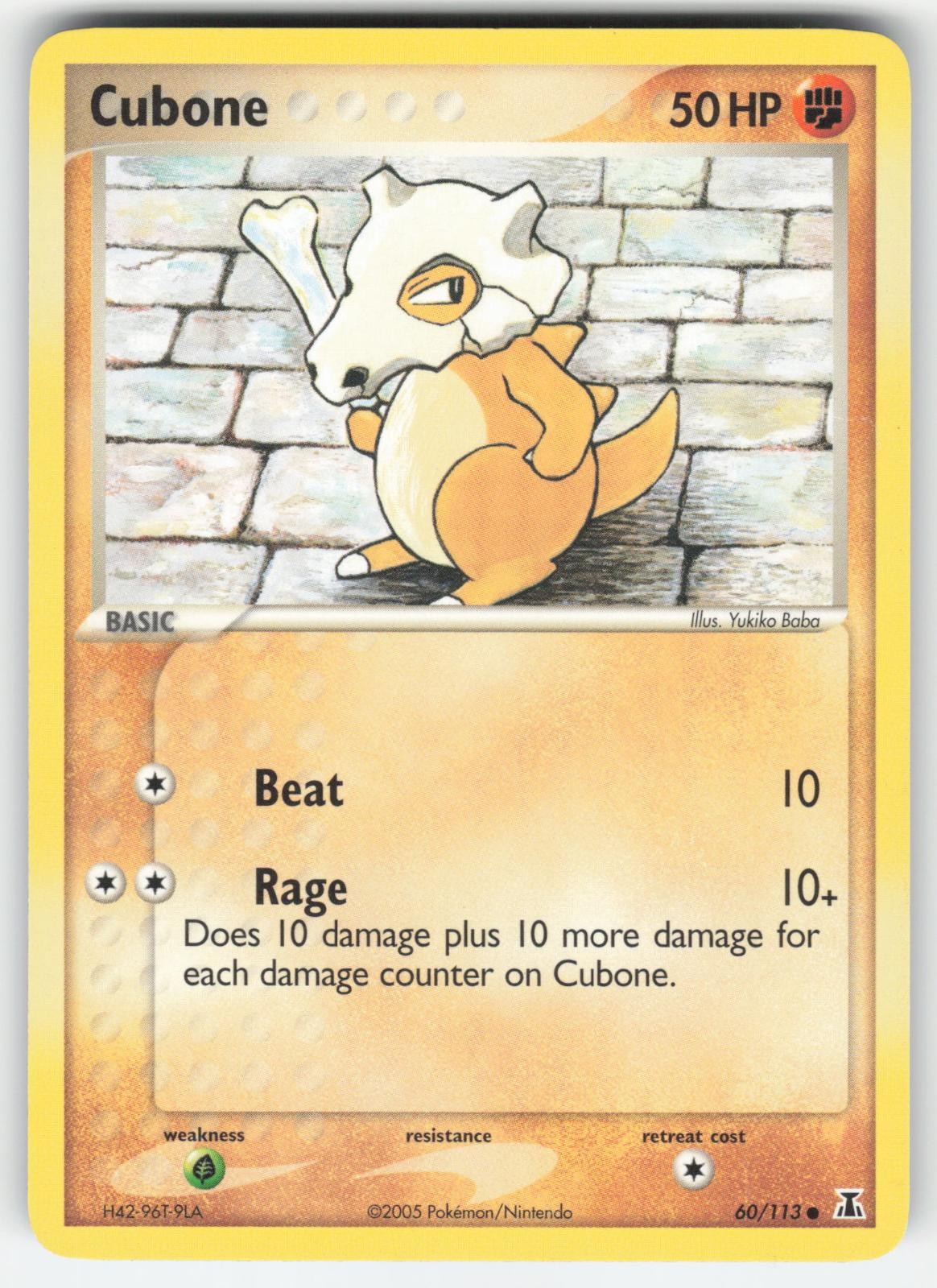 Cubone 60/113 Common Delta Species Pokemon Near Mint