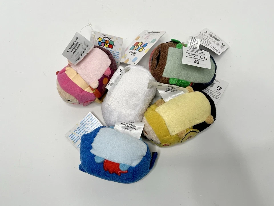 Disney Big Hero 6 Tsum Tsum Plush Lot Of 5 Baymax Wasabi Gogo Fred Krogar Honey - Image 3 of 3