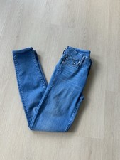Mother The Looker Chill Blue Skinny Jeans Size 25