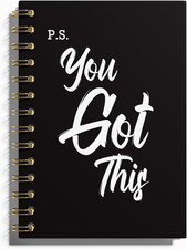 You Got This Spiral Notebook, Inspirational Notebooks for Women Men, Motivationa