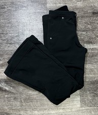 Obermeyer Snow Pants Youth Girls Size 14 Black Bootcut Extended Wear System