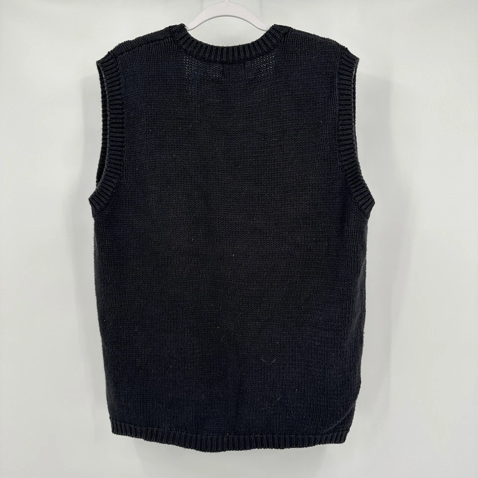 Vintage Hastings & Smith Womens Ugly Christmas Sweater Vest Size XL Ornaments - Image 2 of 4