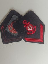 Marina militare fregio patch infermiere graduato panno lana militaria esercito