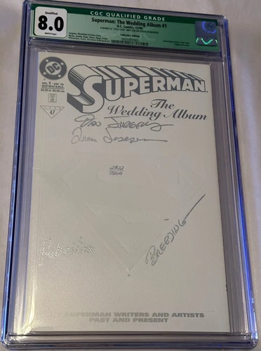 Superman: The Wedding Album #1 CGC Graded Signed Limited to 7500 DC Comics