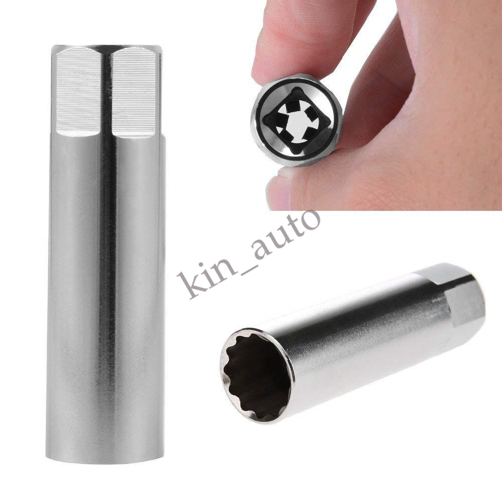 14mm Spark Plug Socket Thin Wall Removal Tool 12 Points 3/8" Drive For ...