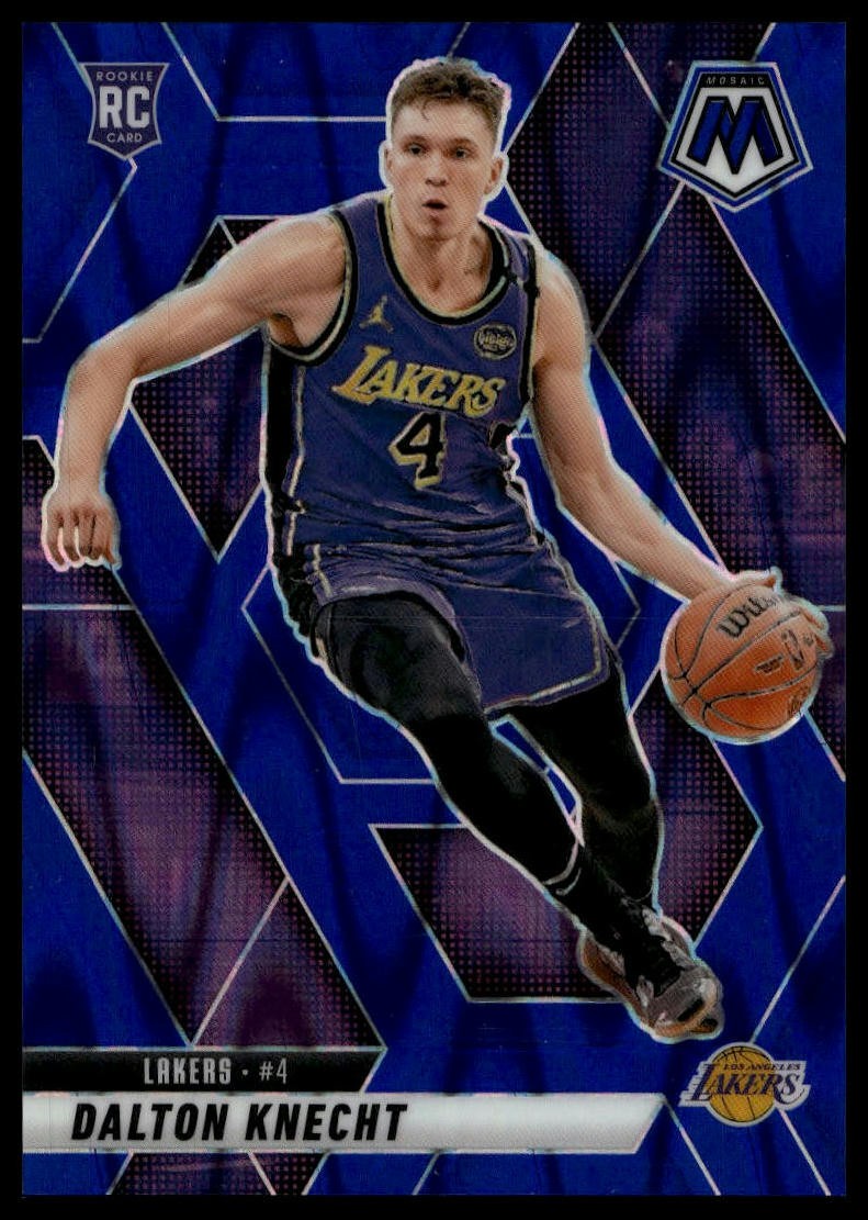 2024-25 Panini Mosaic #238 Dalton Knecht Blue Seismic Mosaic #/149 Rookie SN,RC