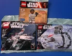 3x bag Lot Lego Star Wars  30654 X-Wing 30494 AT-ST 30605 Finn (FN-2187) RETIRED