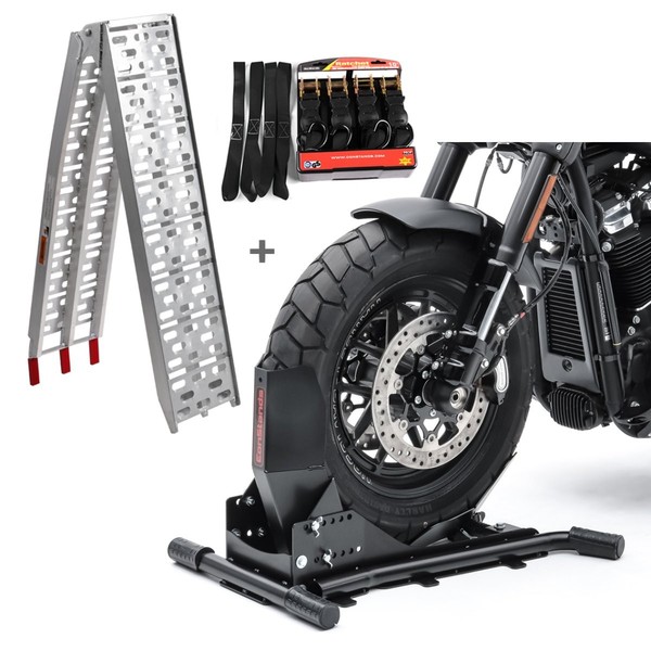 Motorradwippe + Rampe + Fixiergurte FüR Kawasaki Z 800 / E / Z H2 SW8-image