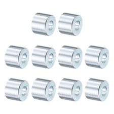 10Pcs Galvanized Steel Spacer 5/16" Bore x 3/4" OD x 3/4" Length