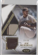 2022 Tier One Topps Certified Dual Relics 20/25 Joe Musgrove #T1R2-JMU 0us4