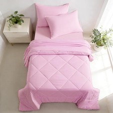 5 Pieces Toddler Bedding Set, Soft and Breathable Microfiber Crib Sheet Set, ...