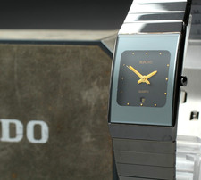 [N MINT/Cassa] Orologio Unisex Rado Diastar 111.0322.3 24mm Quadrante Nero Data Quarzo