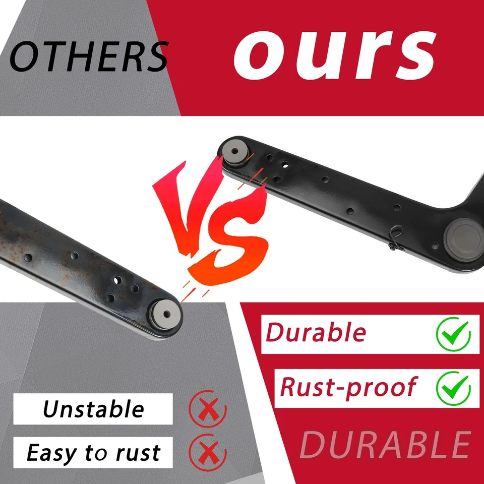 For Jeep Liberty 2002-2007 Rear Upper/ Lower Suspension Control Arm Kit Steel - Image 4 of 4