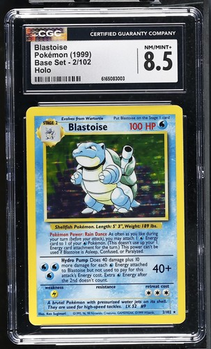 Blastoise graded CGC 8.5 for sale on eBay