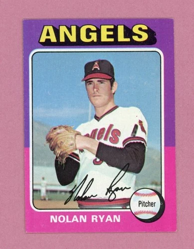 1975 Topps #500 Nolan Ryan California Angels Baseball Card EX+ - Ex/Mt