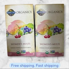 FOR 2 Garden of Life Organics Women's Multi 120 Tablets EXP05/2026+ NEW SHIP