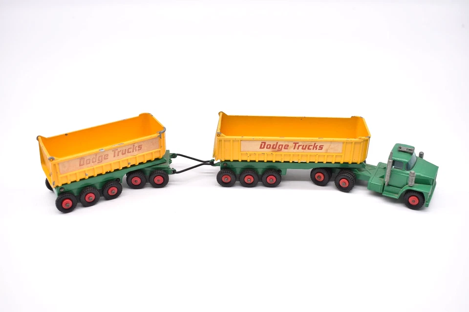 Lesney Matchbox - Super Kings K-16 Dodge Tractor & Twin Tippers (1966) Complete - Image 2 of 4